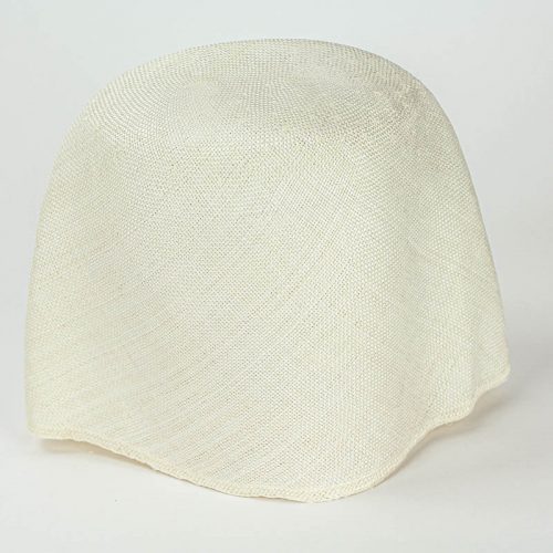 Light natural shade, Grade 1, linen like 1x1 weave handwoven in China. Body size 12/13 inch depth. Easy to work with, will accept dye.