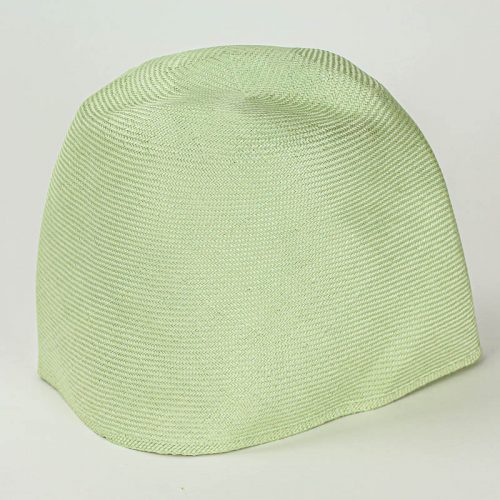 Mint Grade I parasisal hood. Finely woven straw with sheen