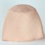 Light Peach Grade One Parasisal hood. Finely woven straw with sheen