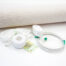 Basic supplies for making hats with a buckram foundation, enough for several hats.