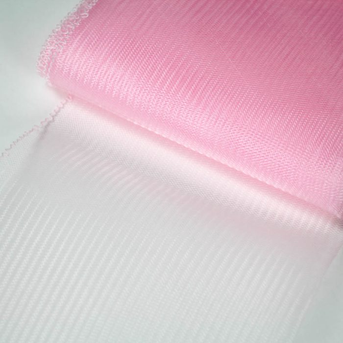 Pink Horsehair 100% quality polyester, very flexible, used in making hats and for trim work.