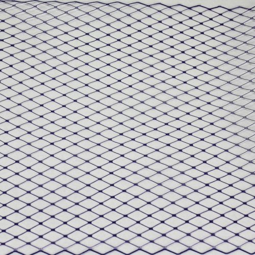 Burgundy Standard diamond pattern with 1/4 inch opening, 8-9 inch width, 100% nylon. Also called Russian veiling.
