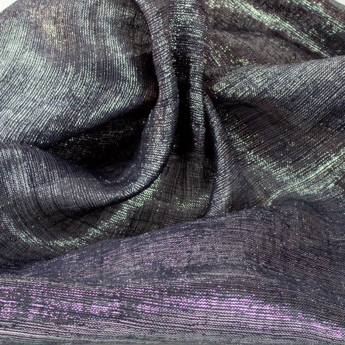 Metallic Black and Silver Pinokpok cloth