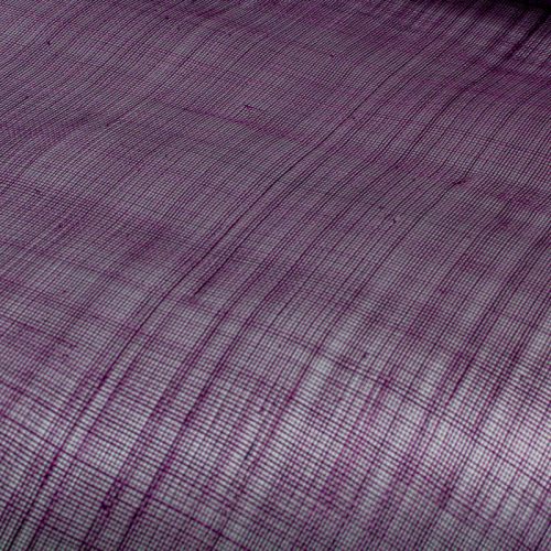 Lightly sized Gauzy look straw cloth, in mashed grape