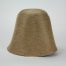 Camel brown salome hood, or cone, shape. Salome is a heather fur felt, excellent quality.