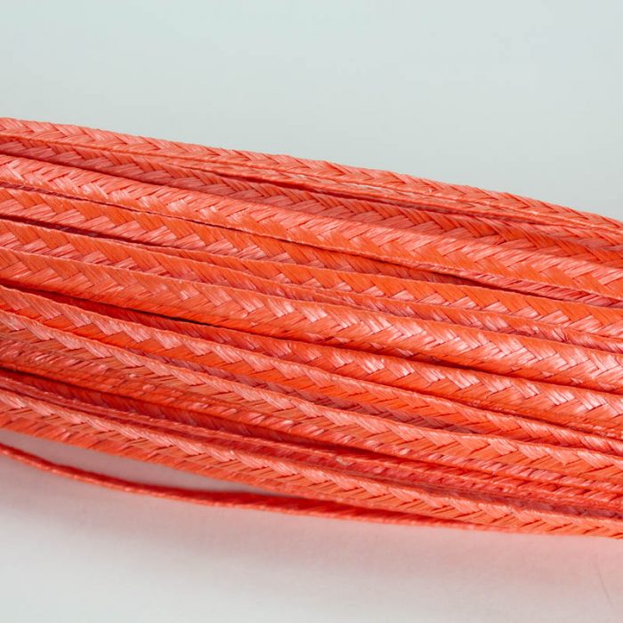 Deep Orange Standard weave pattern.