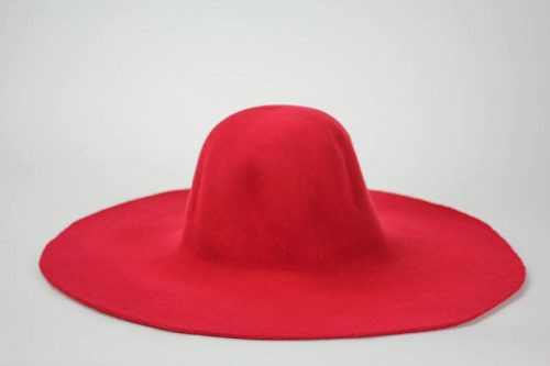 Good red capeline. Consistent quality of Wool Felt made in Czech Republic.