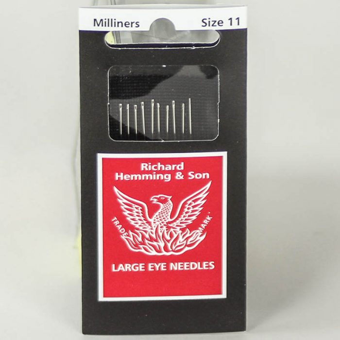 Milliners needles, also known as Straw needles, are longer than their Sharps counterparts.