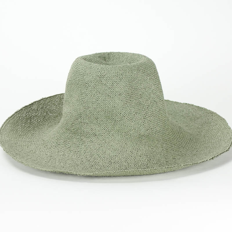 Sage Green Twisted Toyo Capeline - Judith M Millinery Supply House