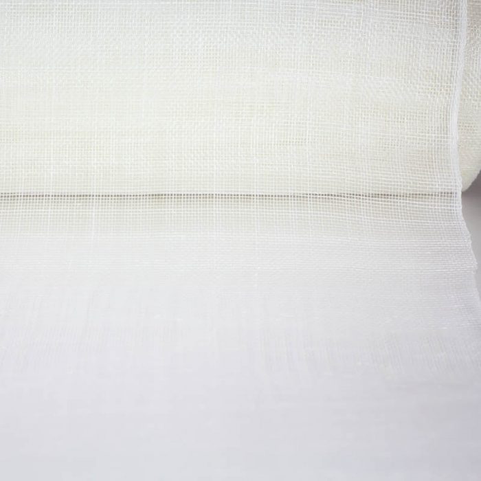 White Sinamay yardage