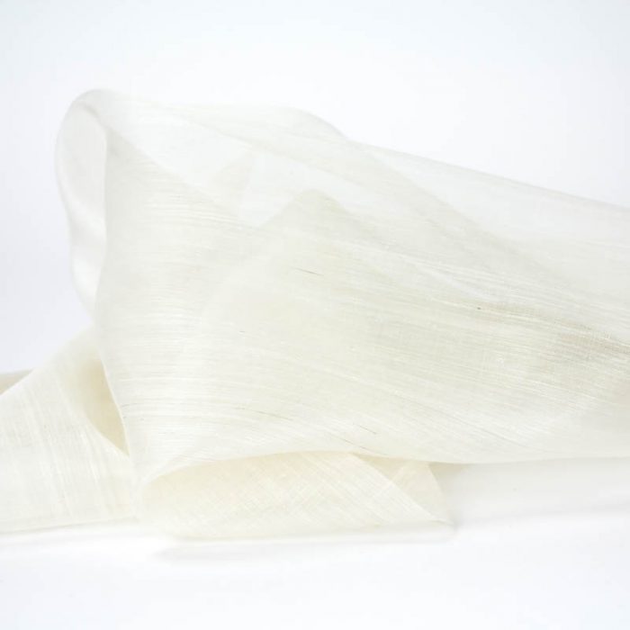 Natural, undyed, delicate Pina Silk Abaca