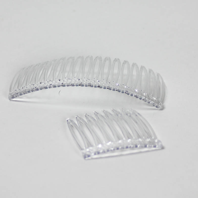 3-1/4 inch Grip-Tuth Clear Comb - Judith M Millinery Supply House
