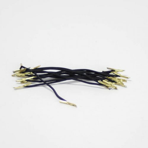 Round elastic cord with barbed ends, 3 inch length. Use with Hair Comb of choice.