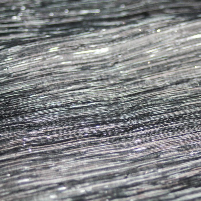 Metallic Black and Silver Silk Abaca