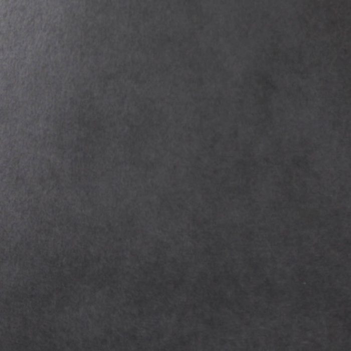 Dark charcoal capeline with velour finish on outside only.