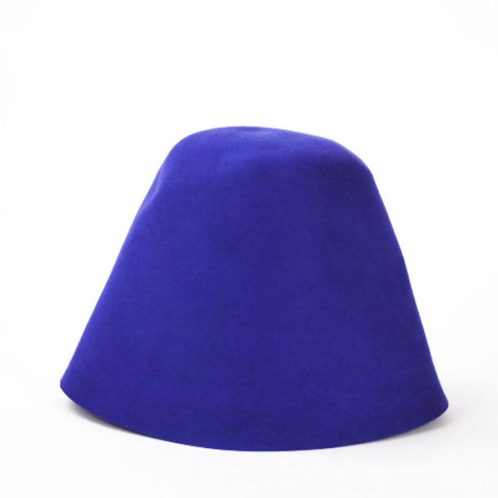 Bright Blue 100% rabbit fur felt, excellent quality with standard felt finish.