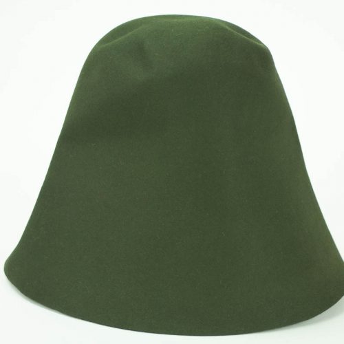 Forest Green 100% rabbit fur felt, excellent quality with standard felt finish.