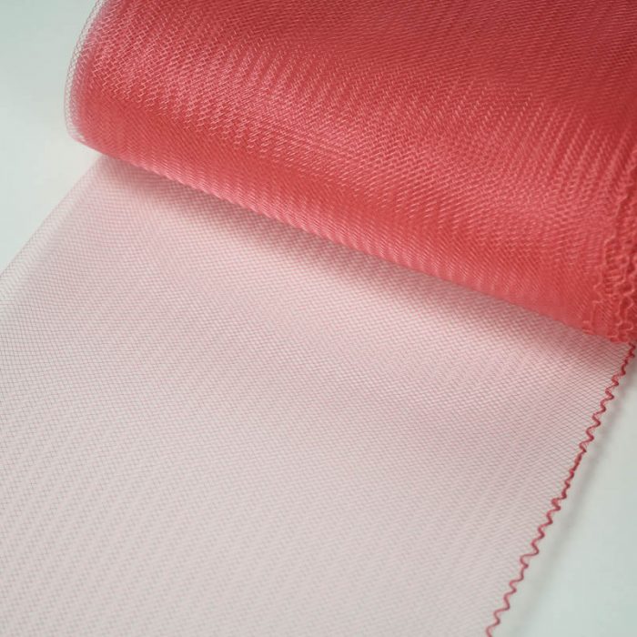 Coral horsehair 100% quality polyester, very flexible, used in making hats and for trim work.