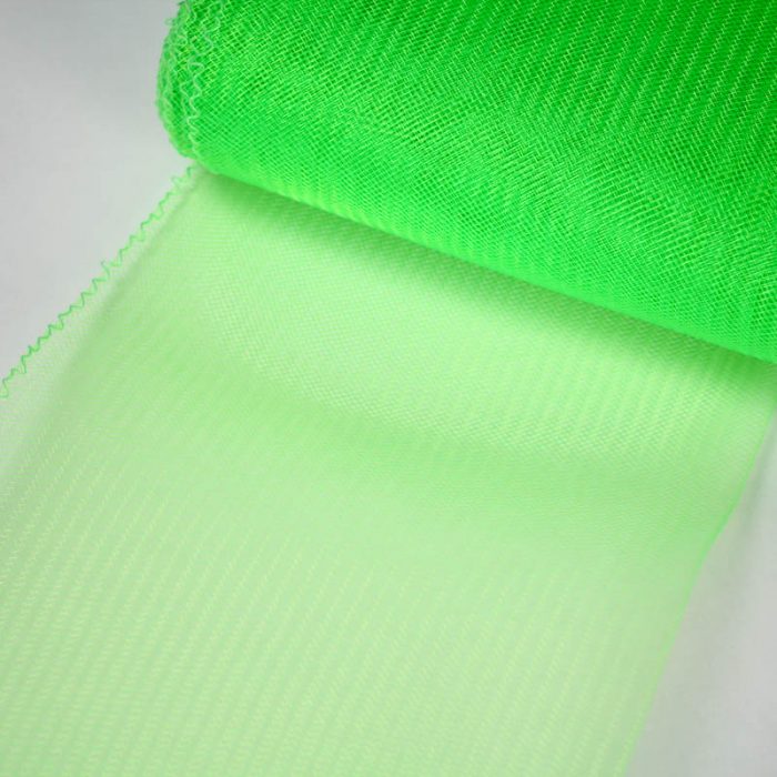 Neon Green Horsehair 100% quality polyester, very flexible, used in making hats and for trim work