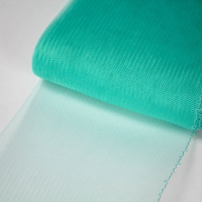 Aqua Green Horsehair 100% quality polyester, very flexible, used in making hats and for trim work.