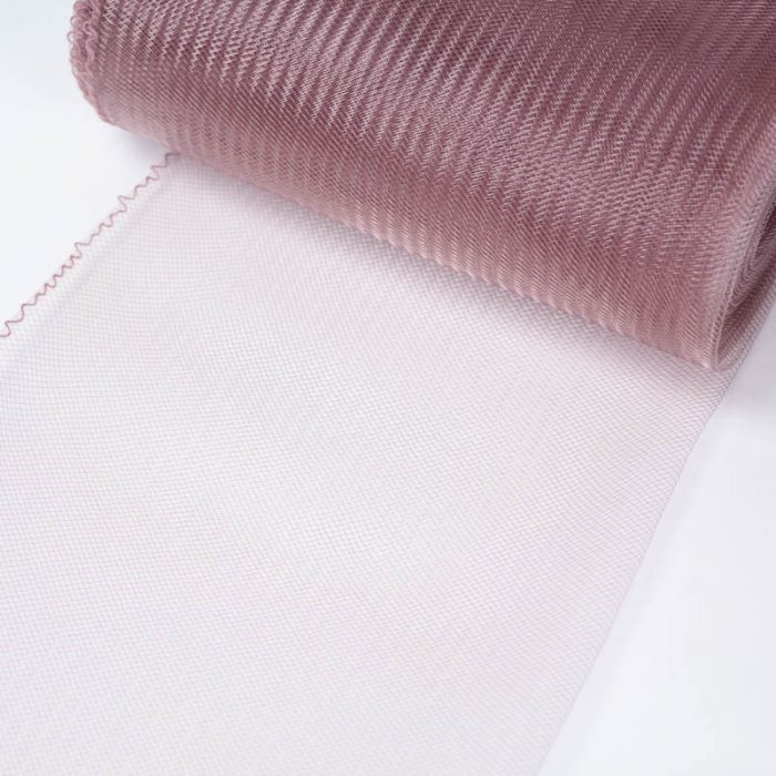 Dusty Rose 100% quality polyester, very flexible, used in making hats and for trim work.