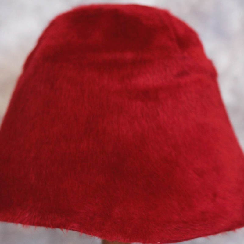 Red Long Hair Hood - Judith M Millinery Supply House