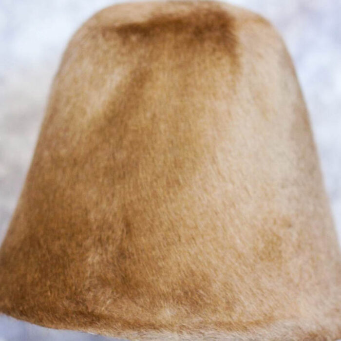 Camel Long Hair Hood
