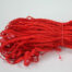 Vintage Swiss braid in true red with picot edge.