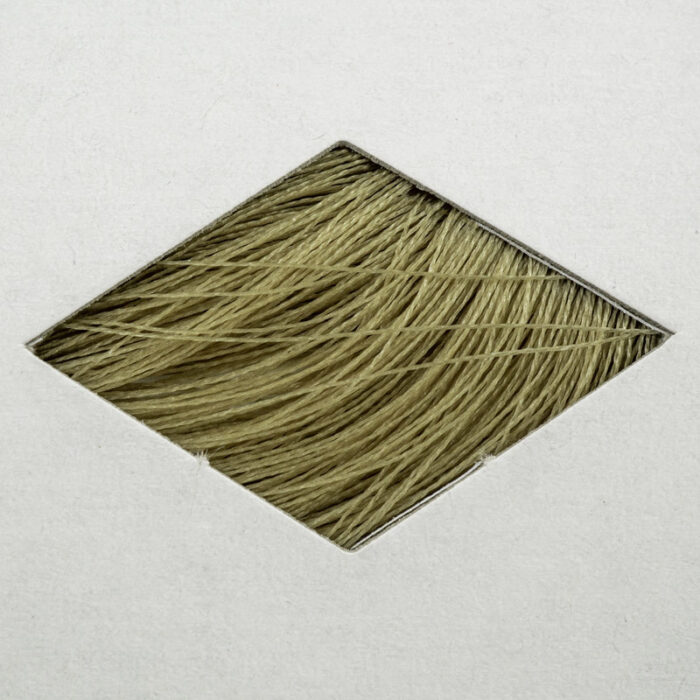 Made in USA silamide waxed thread, size 24, 675 yds per skein.