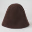 100% wool felt hood, 3 1/2 ounce weight (100 grams), made in China.
