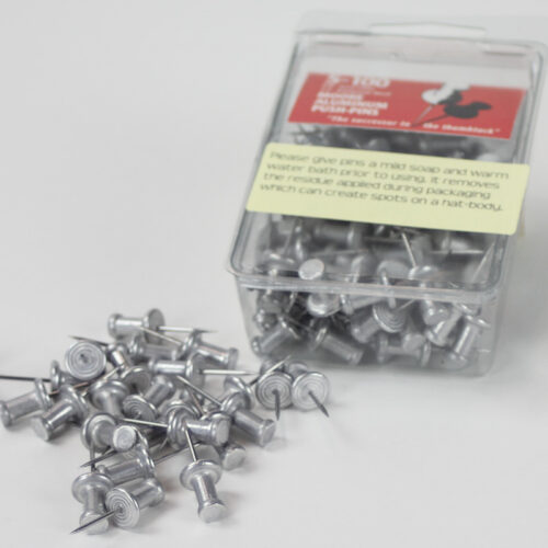 Box of steel push pins